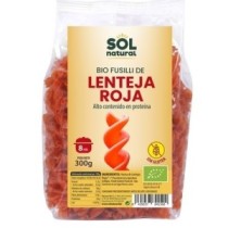 Fusilli Lenteja Roja Eco, 300gr Sol Natural