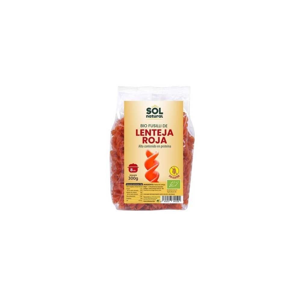 Fusilli Lenteja Roja Eco, 300gr Sol Natural