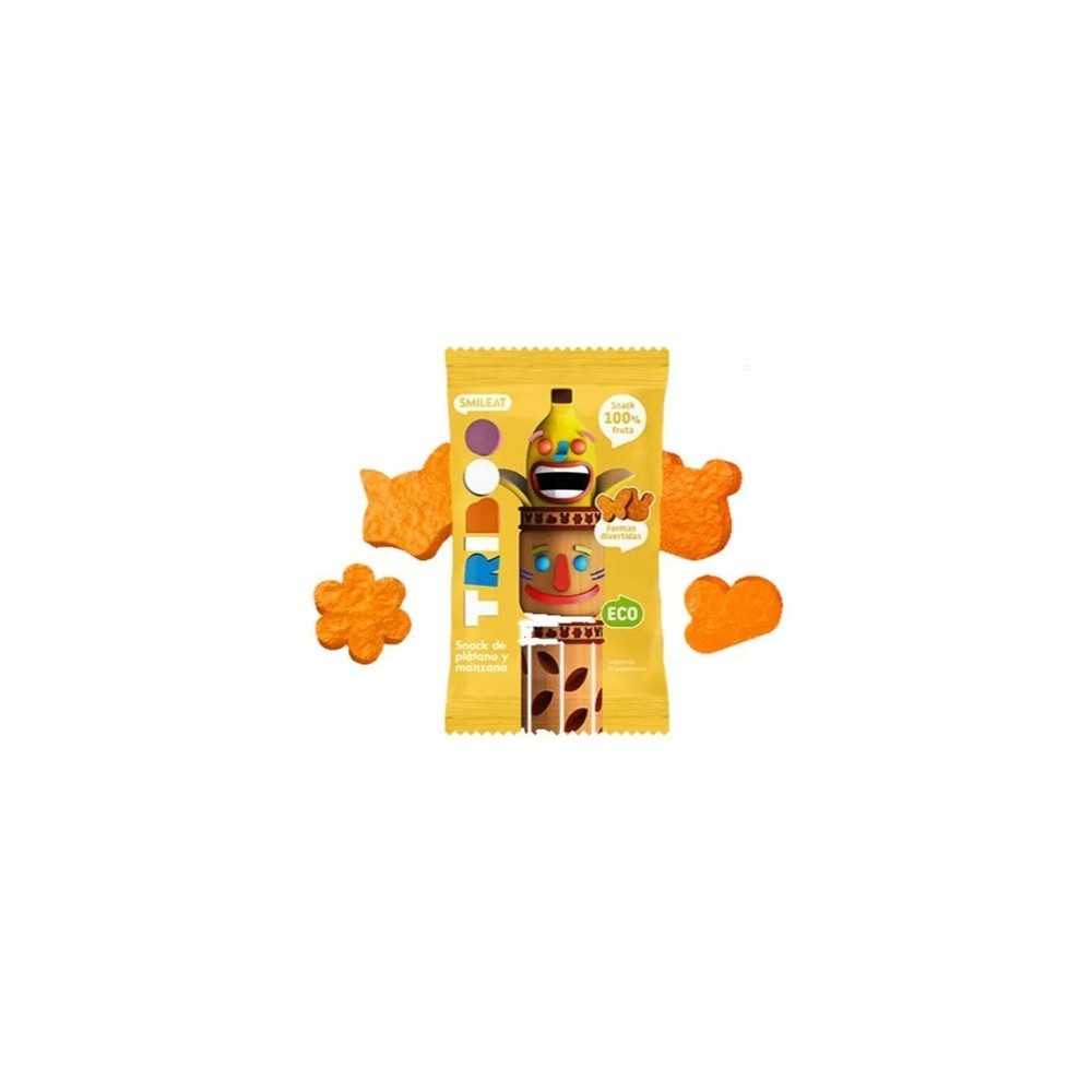 SNACK DE TRIBOO DE PLATANO Y MANZANA ECO 25gr