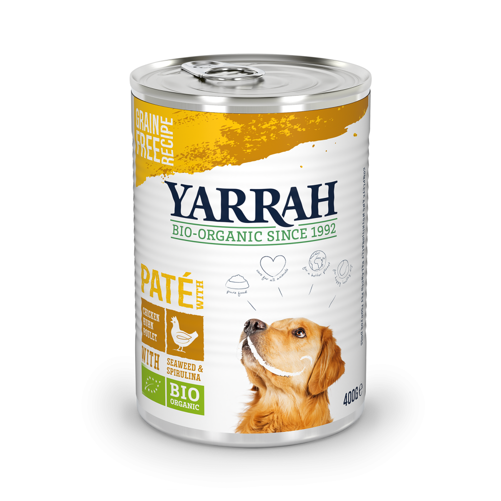 LATA PERROS ALBONDIGAS CON POLLO ECO 400gr Yarrah