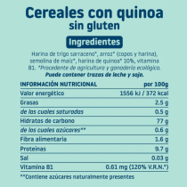 Papilla Cereales con Quinoa Sin Gluten Eco 200gr Smileat