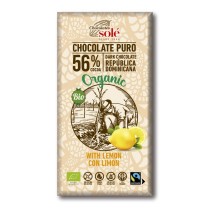 Chocolate 56% con Limón Eco 100Gr Chocolates Solé