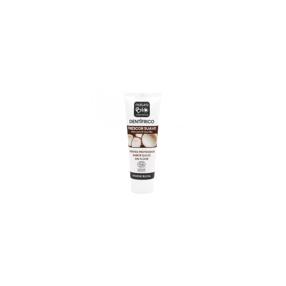 Dentífrico Frescor Suave Aloe-Coco 75ml Natura Bio