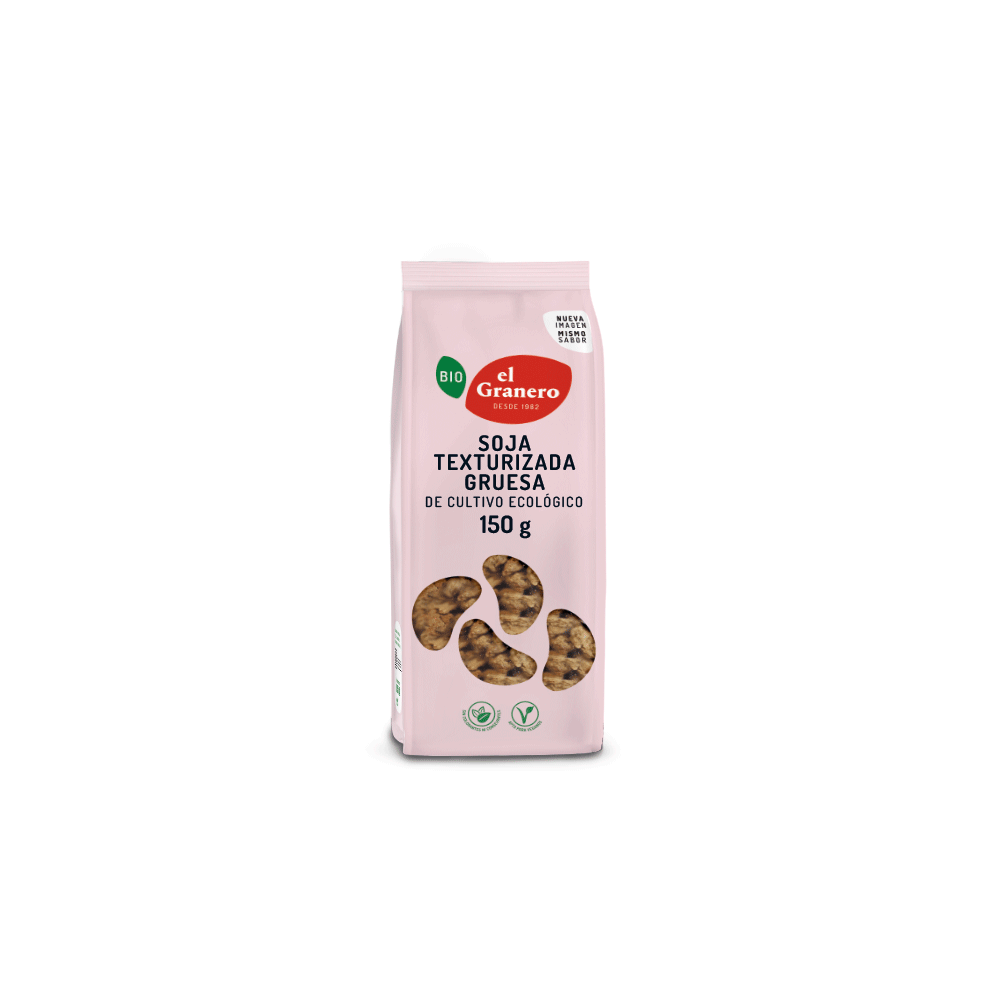 Soja Texturizada Gruesa Eco, 150Gr El Granero