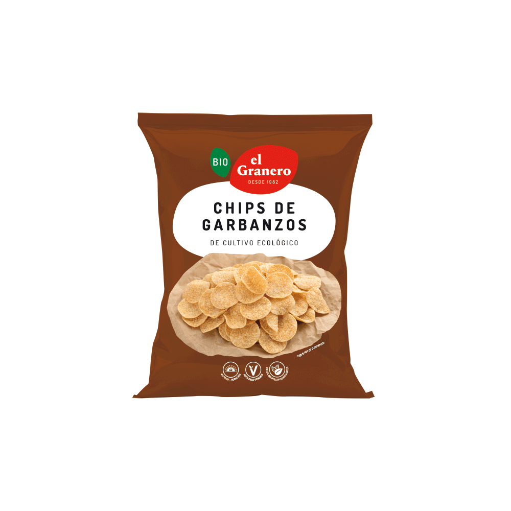 Chips de Garbanzo Eco 80gr El Granero