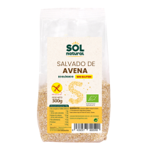 Salvados de Avena S/G Eco , 300gr Sol Natural