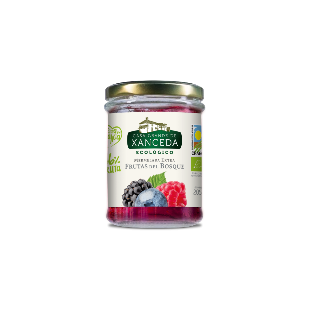 MERMELADA FRUTAS DEL BOSQUE ECO, 205g