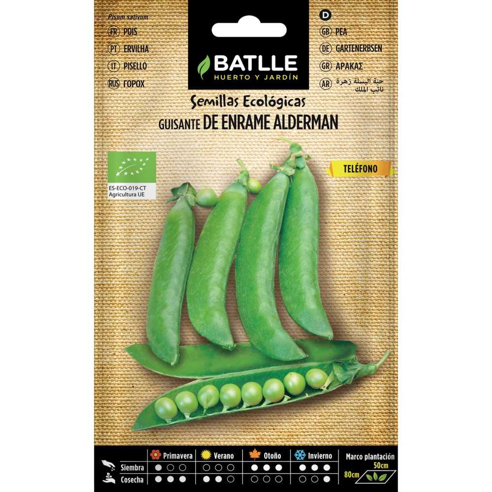 SEMILLA GUISANTE ALDERMAN ECO 20g Batlle