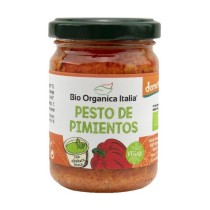 SALSA PESTO PIMIENTOS ECO 140gr Bio Organica Italia