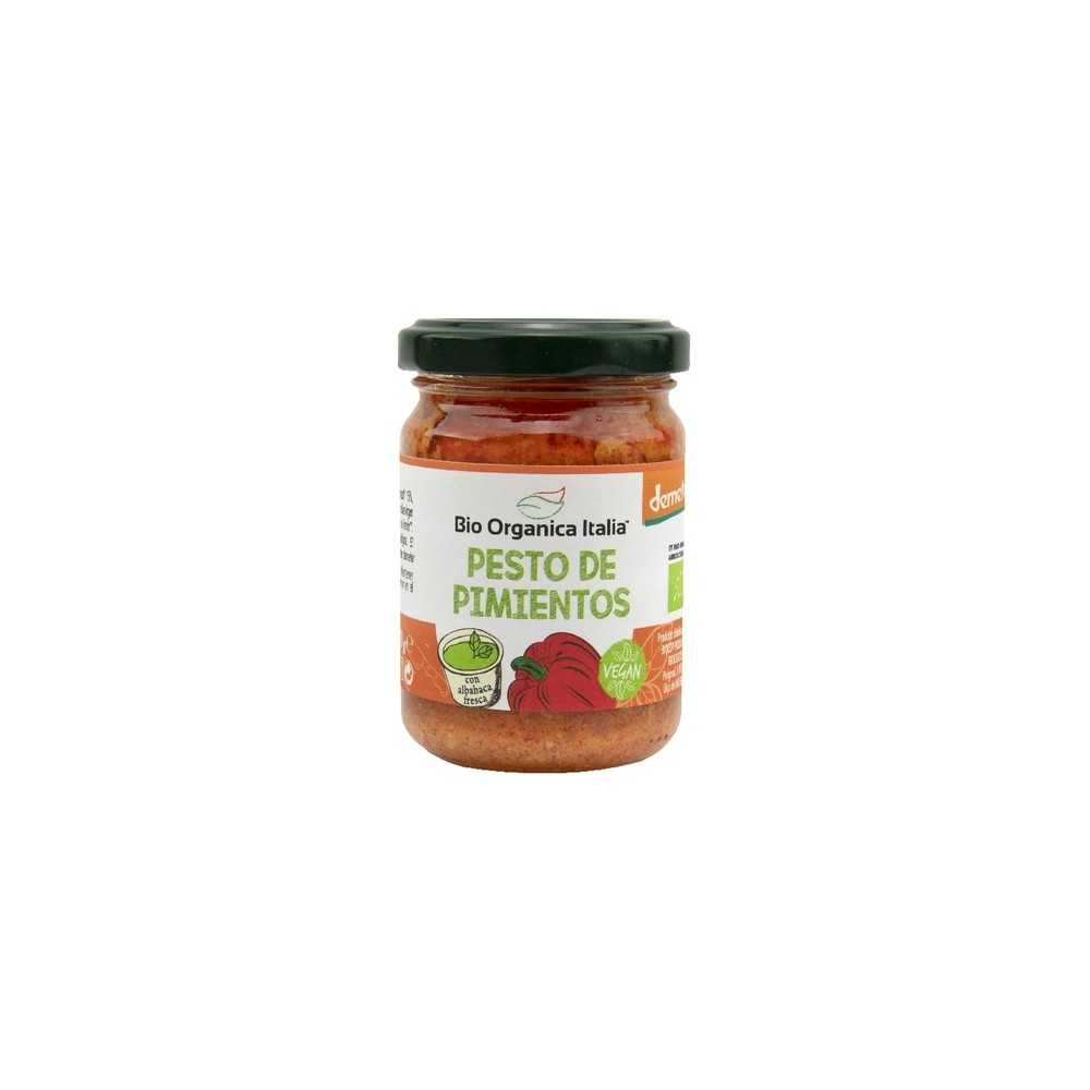 SALSA PESTO PIMIENTOS ECO 140gr Bio Organica Italia