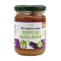 SALSA PESTO BERENJENAS ECO 140gr Bio Organica Italia