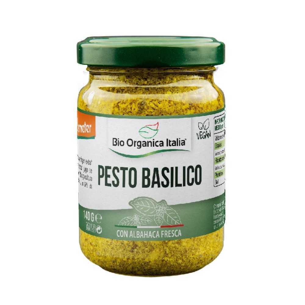 SALSA PESTO BASILICO ECO 140gr Bio Organica Italia