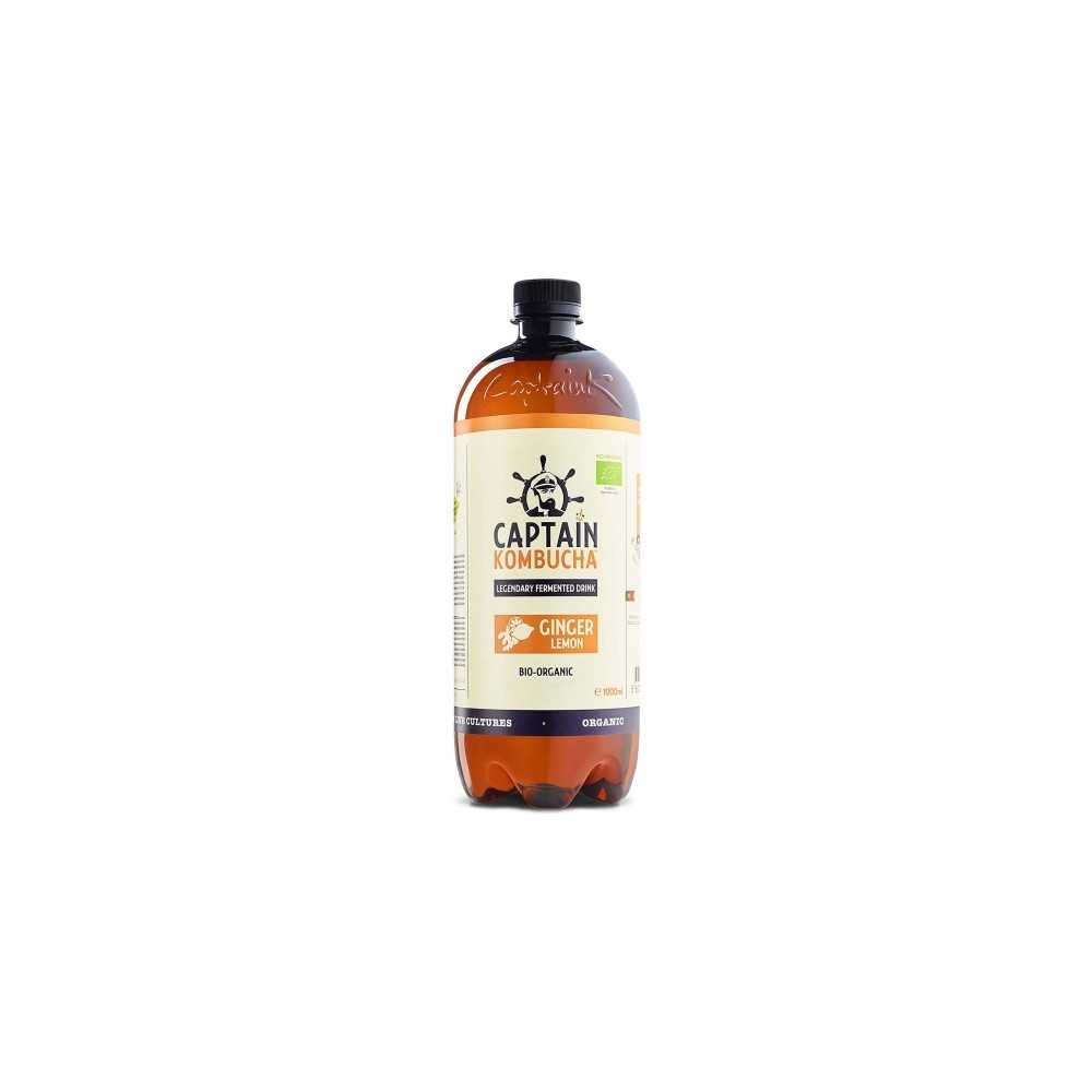 CAPITAN KOMBUCHA JENGIBRE Y LIMON ECO 1L