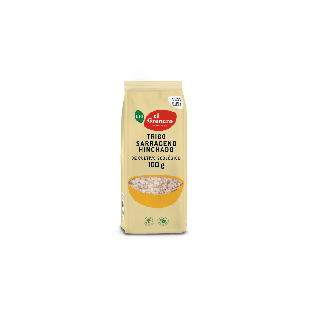 TRIGO SARRACENO HINCHADO ECO 100gr El Granero