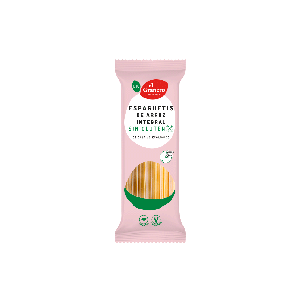 ESPAGUETIS DE ARROZ INT. ECO 500gr El granero