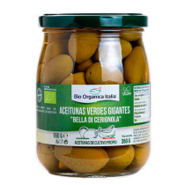 ACEITUNAS VERDES GIGANTES ECO 550gr Bio Organica Italia