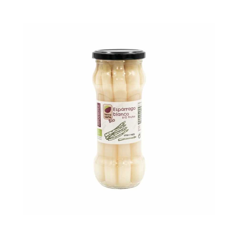 frasco de espárragos blancos ecológicos terra verte