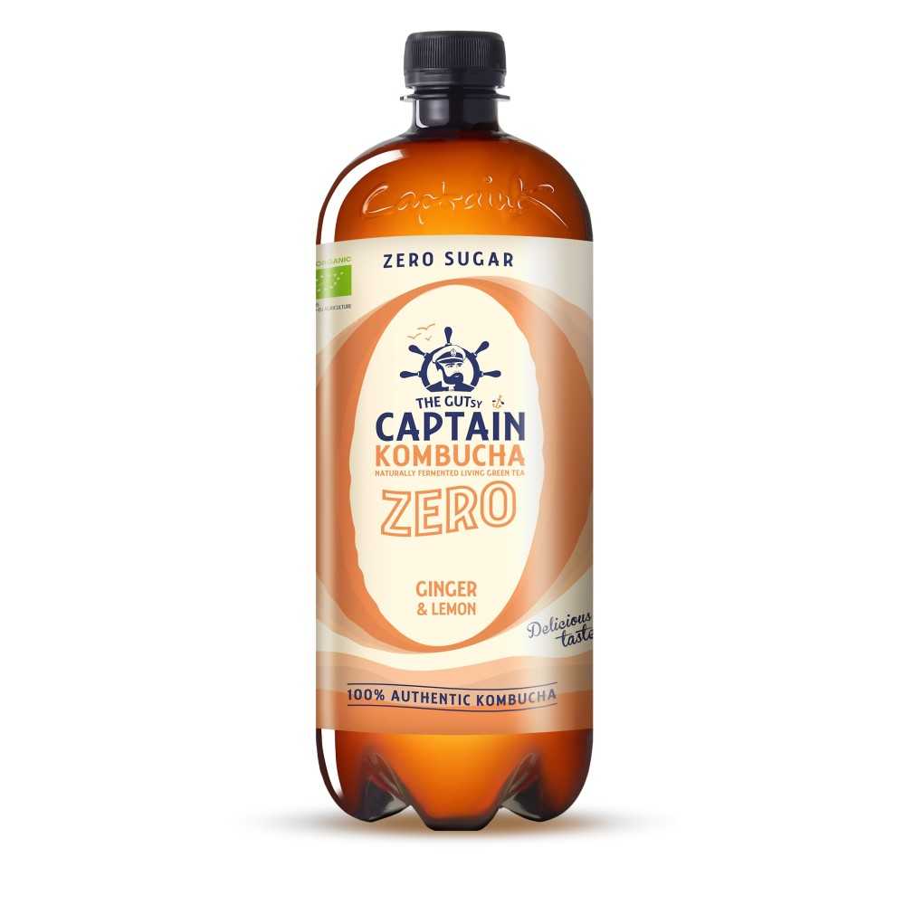 KOMBUCHA JENGIBRE Y LIMON 0% AZUCARES ECO 1L