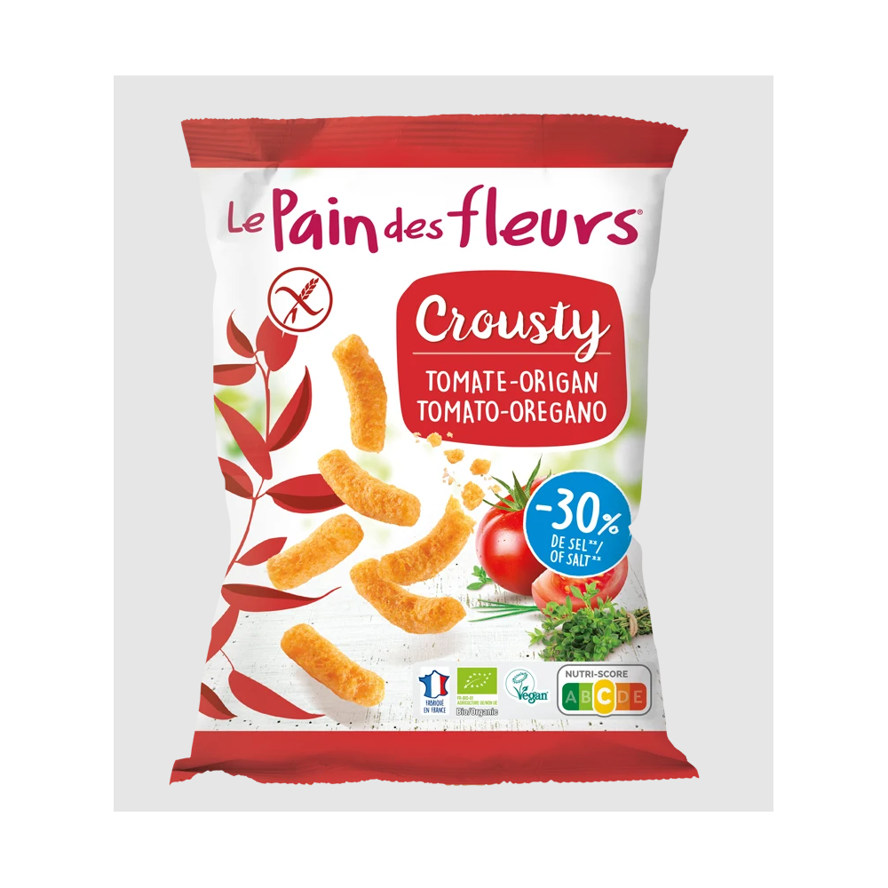 GANCHITOS CROUSTY TOMATE ECO 75gr Pain Les fleurs