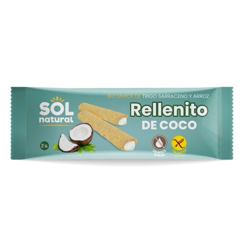 RELLENITO DE COCO ECO S/G 2 UNID Sol Natural