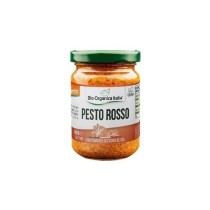 SALSA PESTO ROSSO QUESO PECORINO ECO 140gr Bio Organica Italia