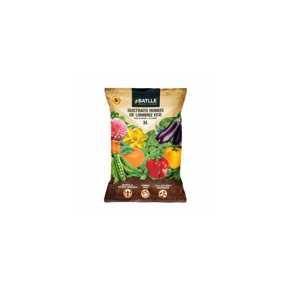 SUSTRATO HUMUS DE LOMBRIZ ECO 3L