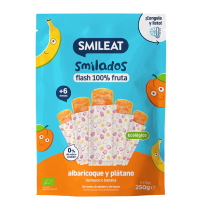 SMILADO ALBARICOQUE Y PLATANO ECO 250gr Smileat