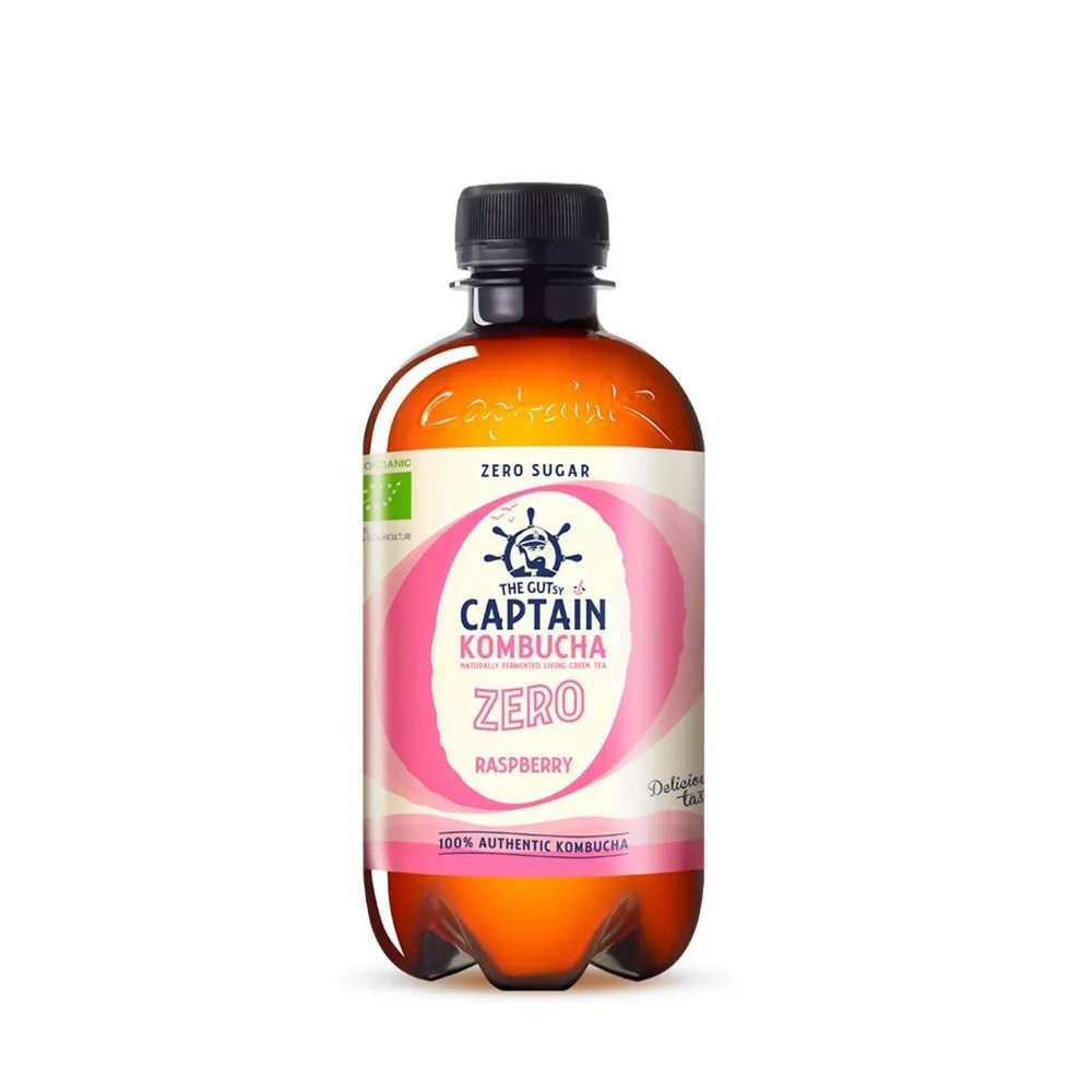 CAPITAN KOMBUCHA FRAMBUESA ZERO 400ml ECO
