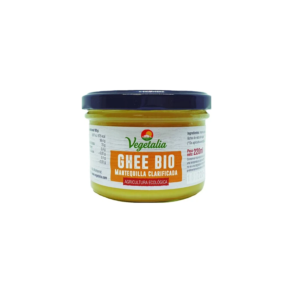 MANTEQUILLA CLARIFICADA GHEE DE CABRA ECO 220ml Vegetalia