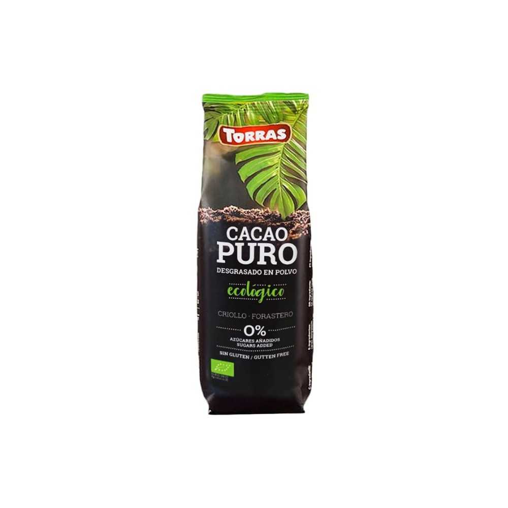 CACAO PURO DESGRASADO EN POLVO ECO 150gr Torras