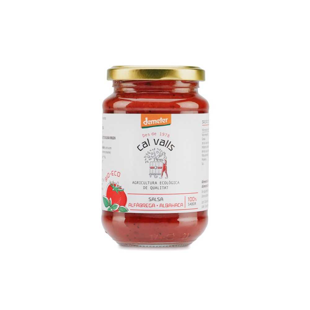 SALSA TOMATE CON ALBAHACA 350gr ECO Cal Valls