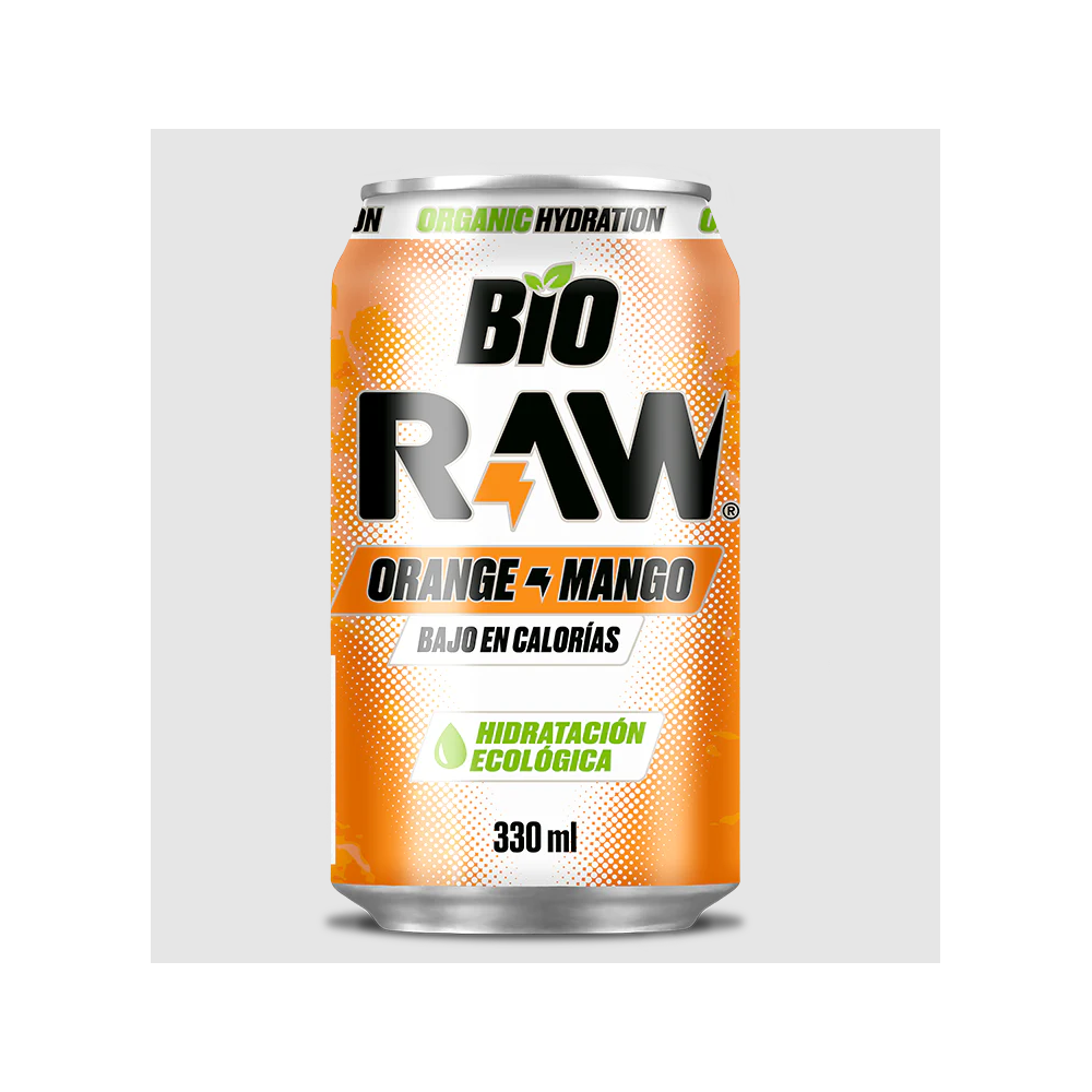 BEBIDA ISOTONICA ECO NARANJA Y MANGO 330ml Raw
