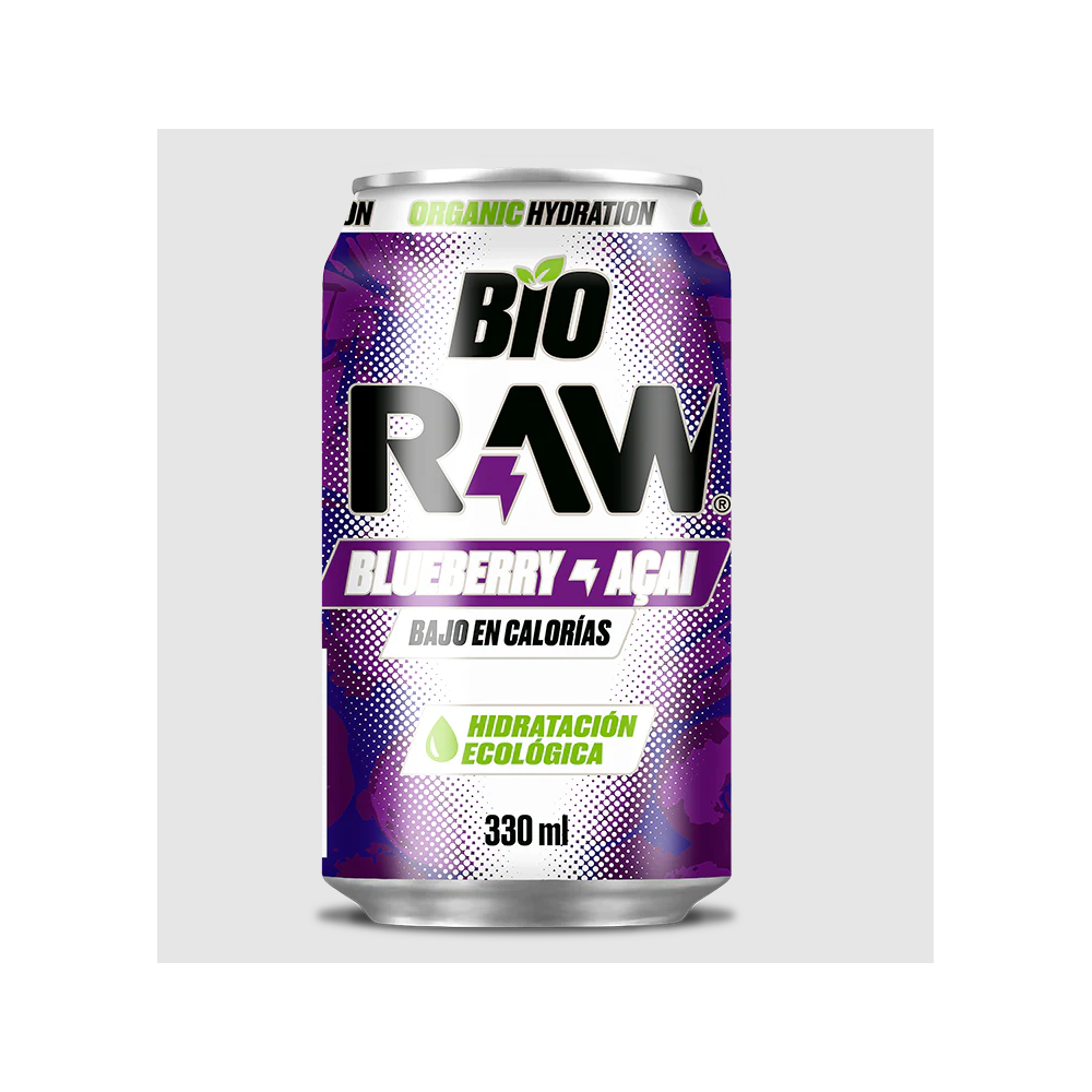 BEBIDA ISOTONICA ECO ARANDANO Y ACAI 330ml Raw