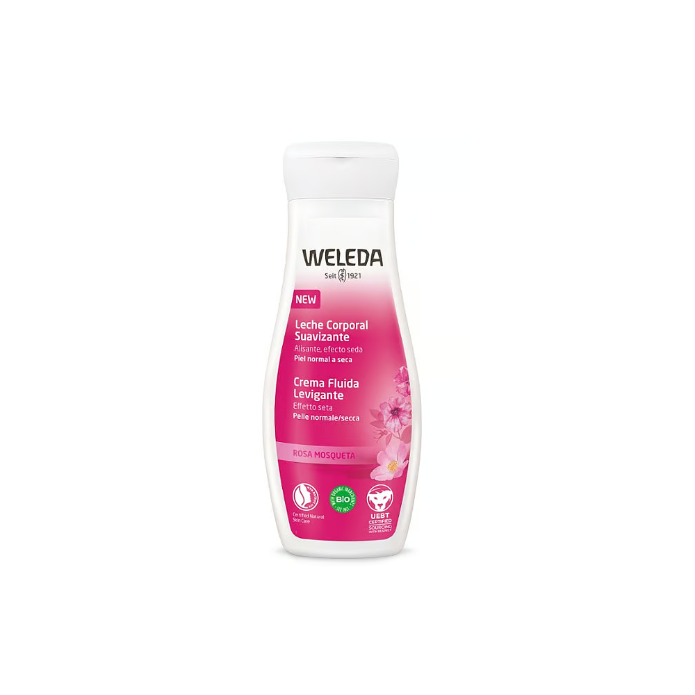 ROSA MOSQUETA LECHE CORPORAL SUAVIZANTE 200ml Weleda
