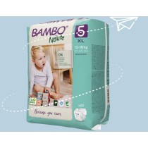 PAÑALES 5XL 18kg 44 UNI Bambo Nature