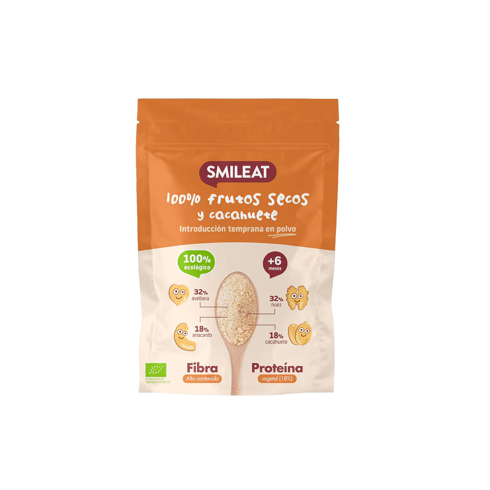 MEZCLA DE FRUTOS SECOS Y CACAHUETE BIO 200gr Smileat