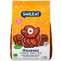 GALLETITA DE ESPELTA, AVENA Y CACAO ECO 220gr Smileat