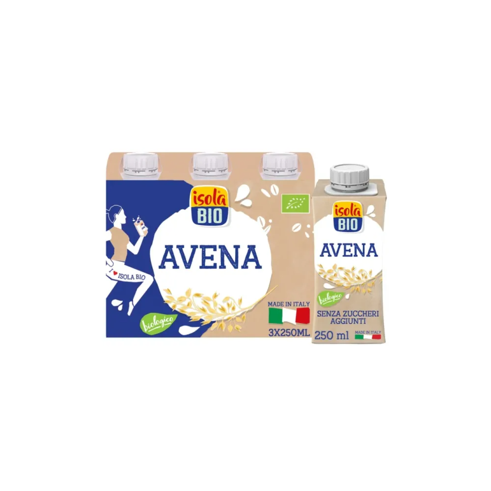 BEBIDA AVENA PACK 3X250mL ECO IsolaBio