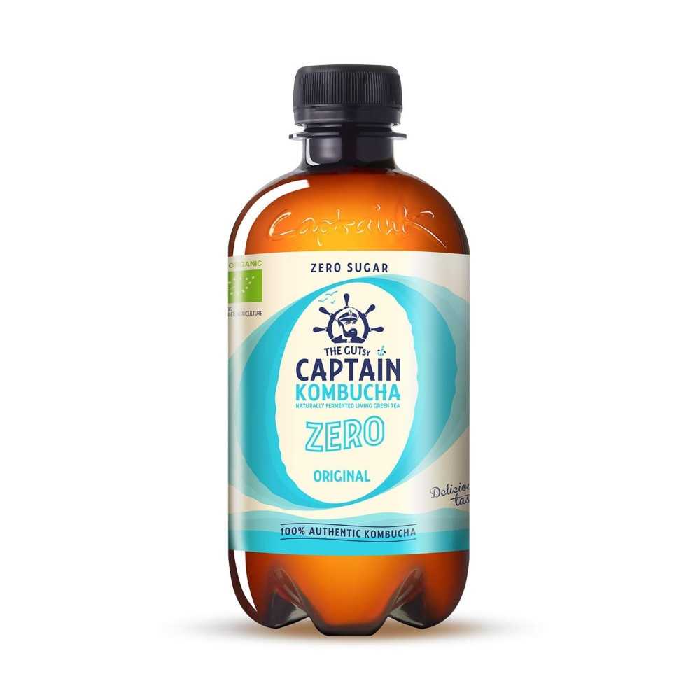 CAPITAN KOMBUCHA ORIGINAL ZERO 400mL ECO Capitán Kombucha