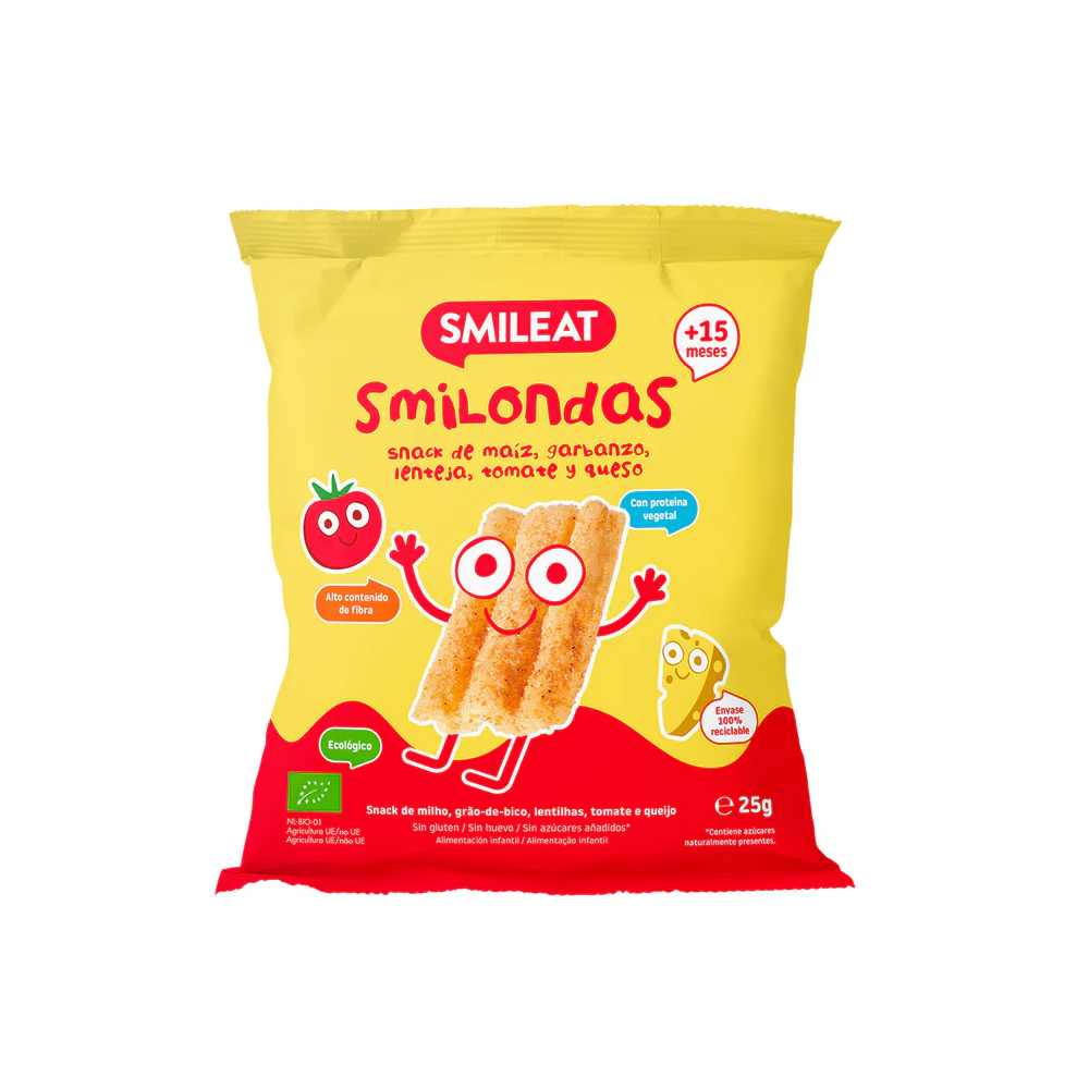 SMILONDA TOMATE Y QUESO ECO 25gr Smileat