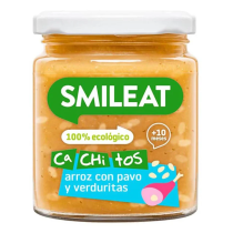 CACHITOS ARROZ CON PAVO ECO, 230GR Smileat