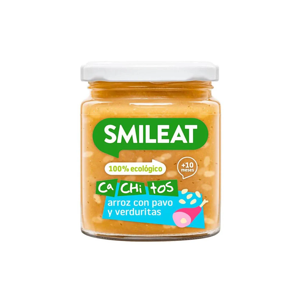 CACHITOS ARROZ CON PAVO ECO, 230GR Smileat