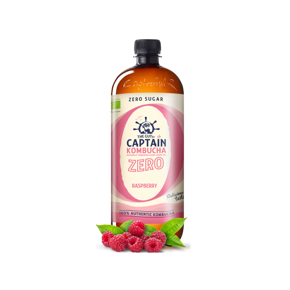 CAPITAN KOMBUCHA FRAMBUESA ZERO ECO 1L Capitán Kombucha