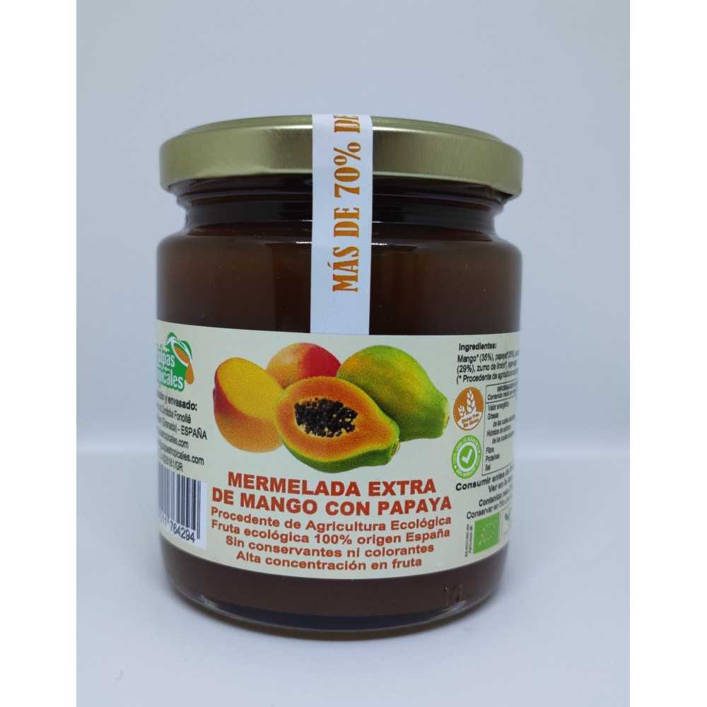 MERM. DE MANGO CON PAPAYA AZUCAR ECO 275g Pulpas Tropicales