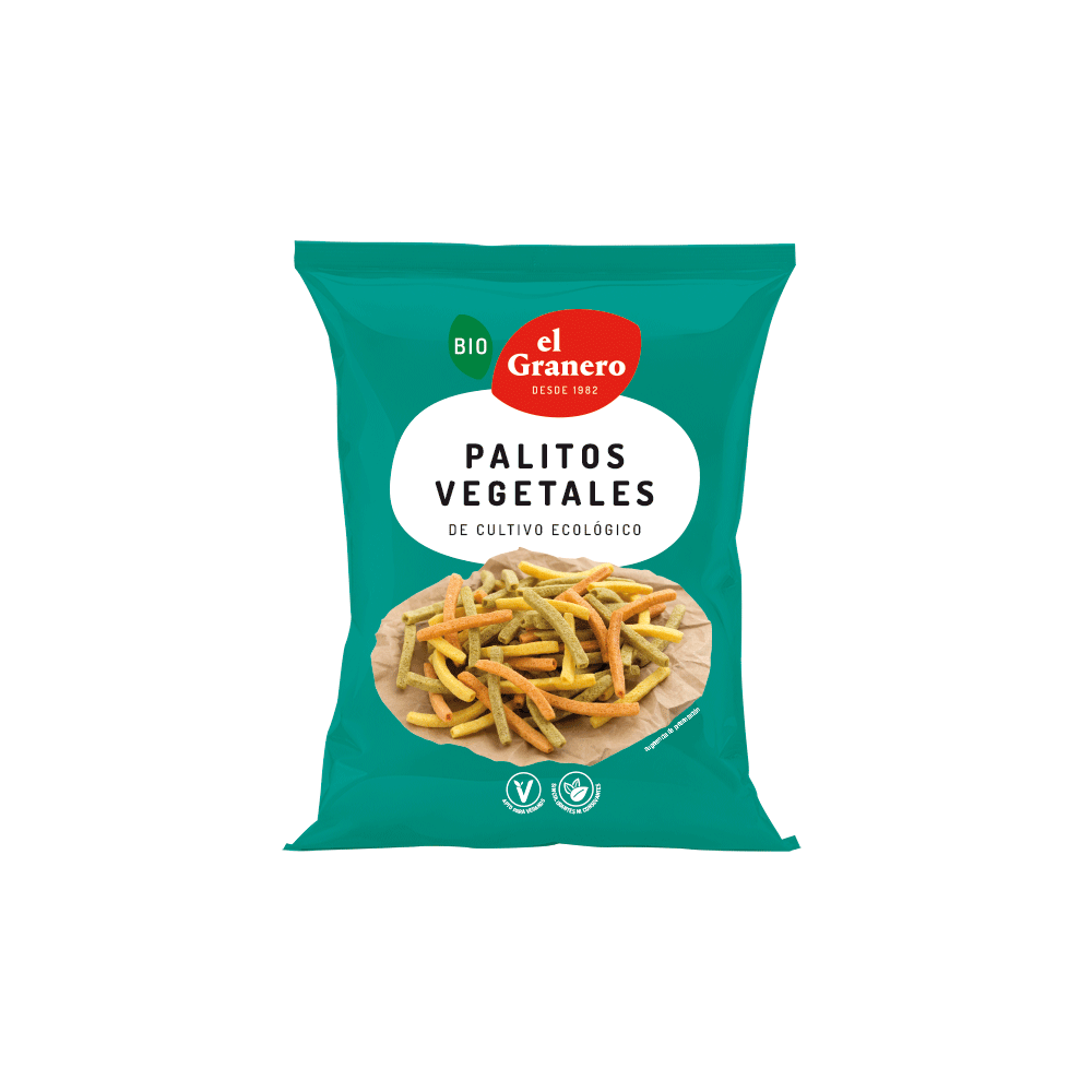Bolsa de palitos vegetales ecológicos El Granero