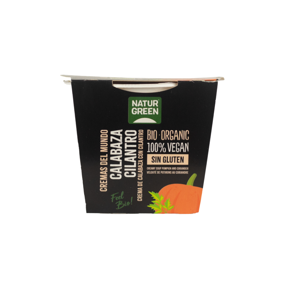 CREMA CALABAZA Y CILANTRO ECO, 310gr NaturGreen