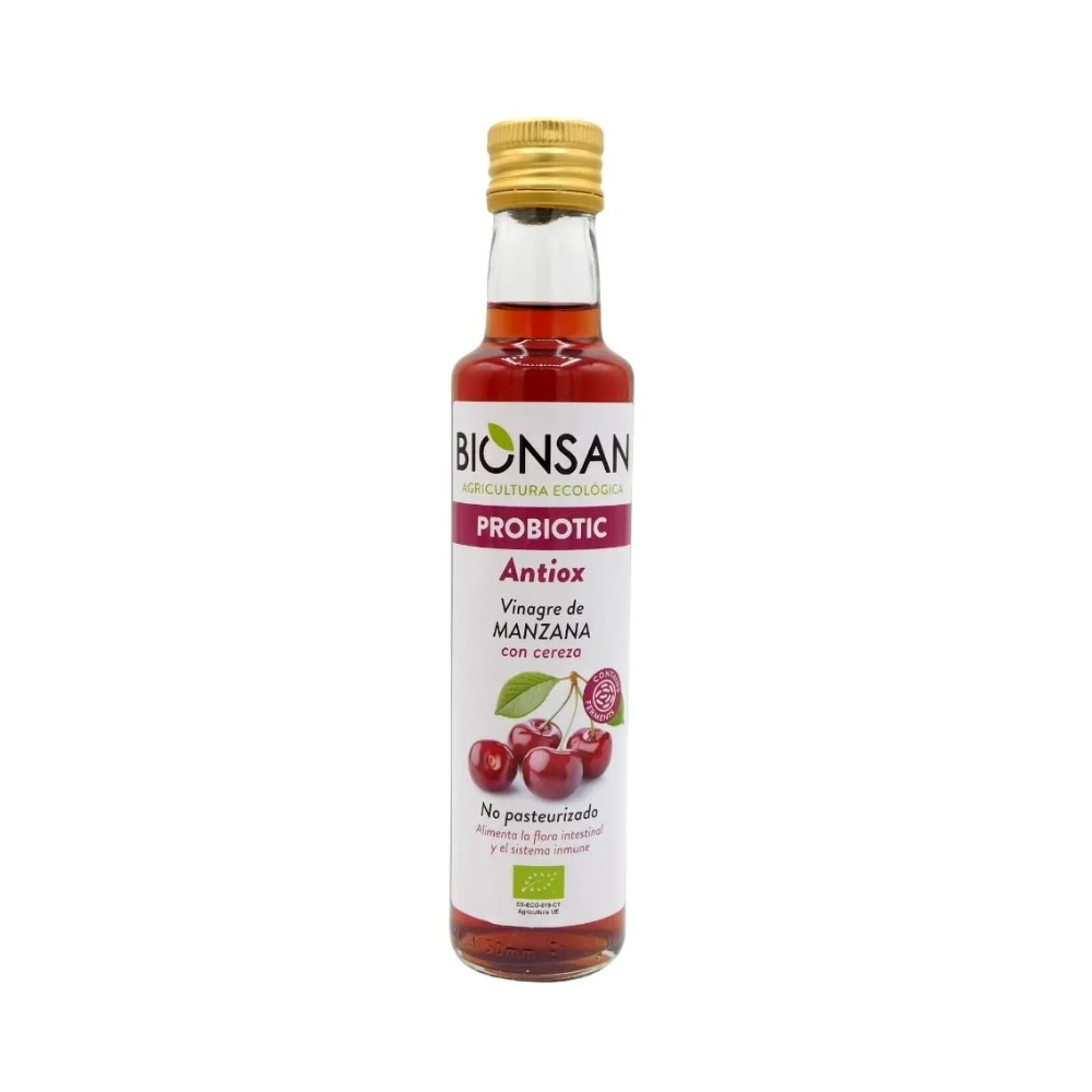 VINAGRE DE MANZANA CON CEREZA ECO 250ml Bionsan