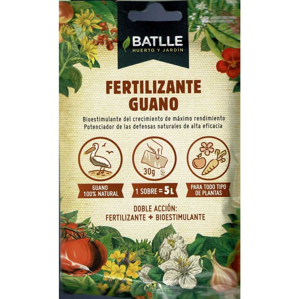 Sobre de Fertilizante Guano Orgánico Batlle de 5L