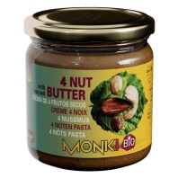 Tarro de Crema Mezcla 4 Nueces Eco 330g de Monki Bio