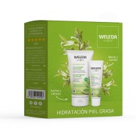 Cofre Hidratación Piel Grasa Weleda – Gel Limpiador + Loción Matificante